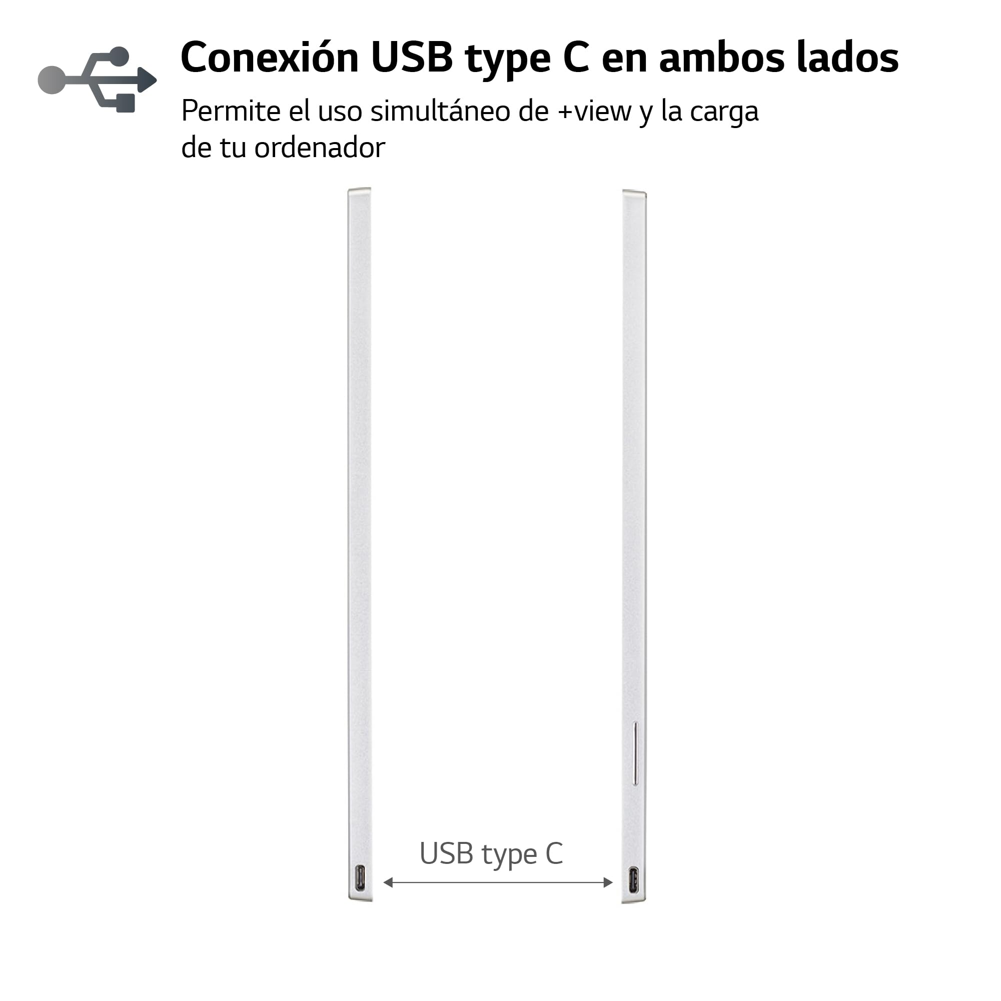 Monitor Portátil LG Gram +view 16MR70 16'/ WQXGA/ Negro y Plata Monitor Portátil LG Gram +view 16MR70 16'/ WQXGA/ Negro y Plata